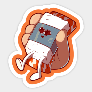 Holding Sushi! Sticker